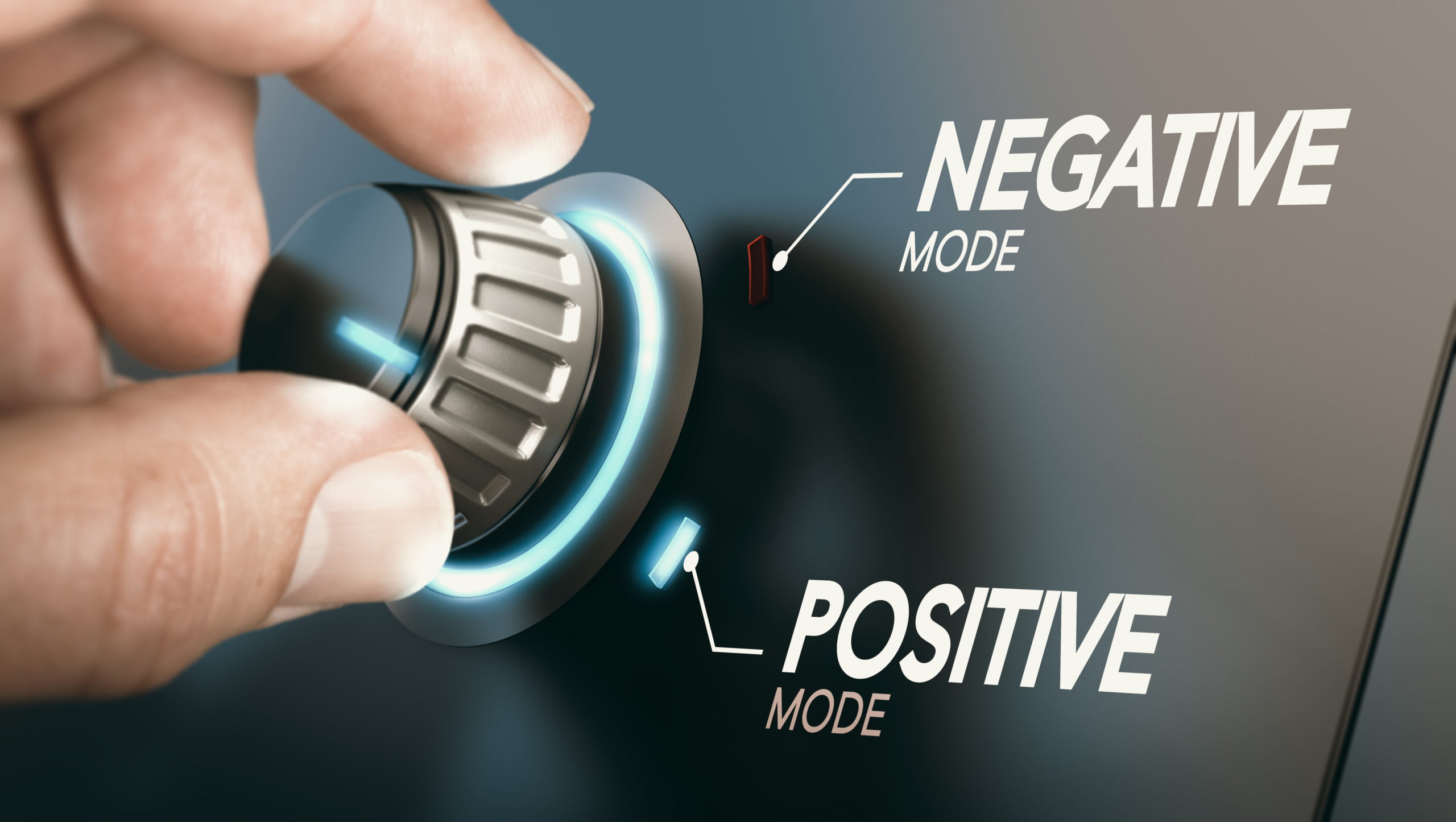 Change to positive attitude. Psychology concept. 5 étapes pour sortir des scénarios négatifs (se libérer des injonctions mentales)